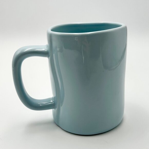 Rae Dunn Artisan Collection Peeps Sake Light Blue Ceramic Mug 12 Oz - Picture 8 of 8
